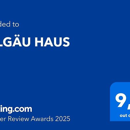 Allgaeu Haus 阿尔高伊的伊斯尼 外观 照片